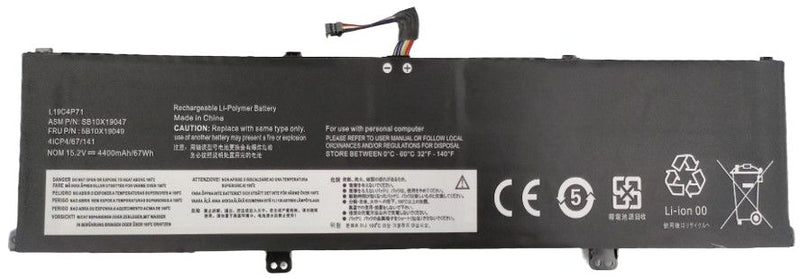34.65Wh 11.55V 3000mAh