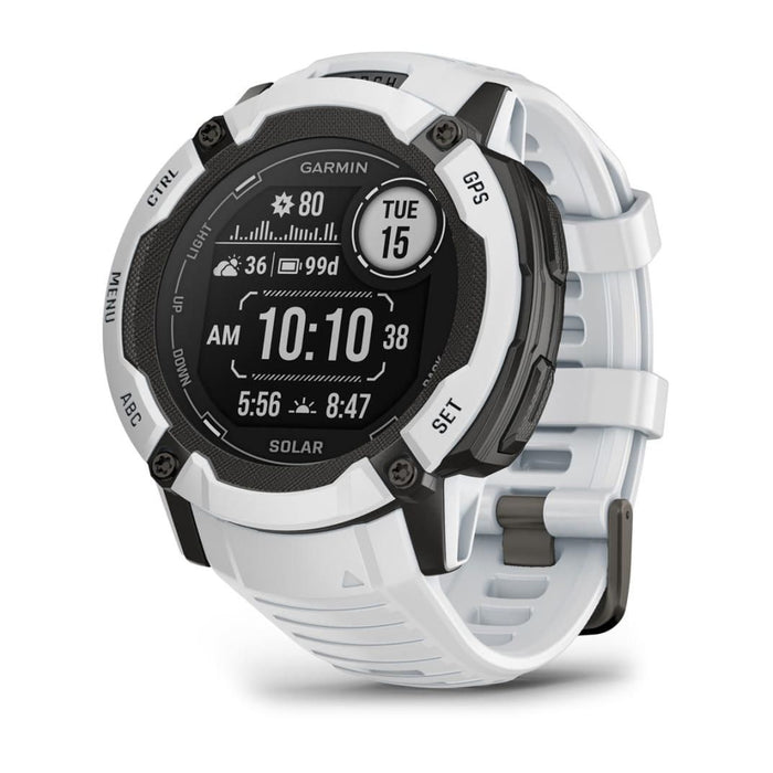 Garmin Instinct 2X Solar 2.79 cm (1.1") MIP 50 mm Digital 176 x 176 pixels Touchscreen White GPS (satellite)
