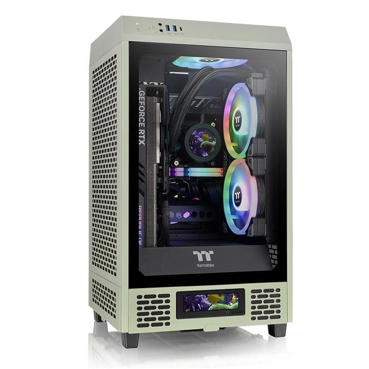 Mini Thermaltake The Tower 200 TG Green
