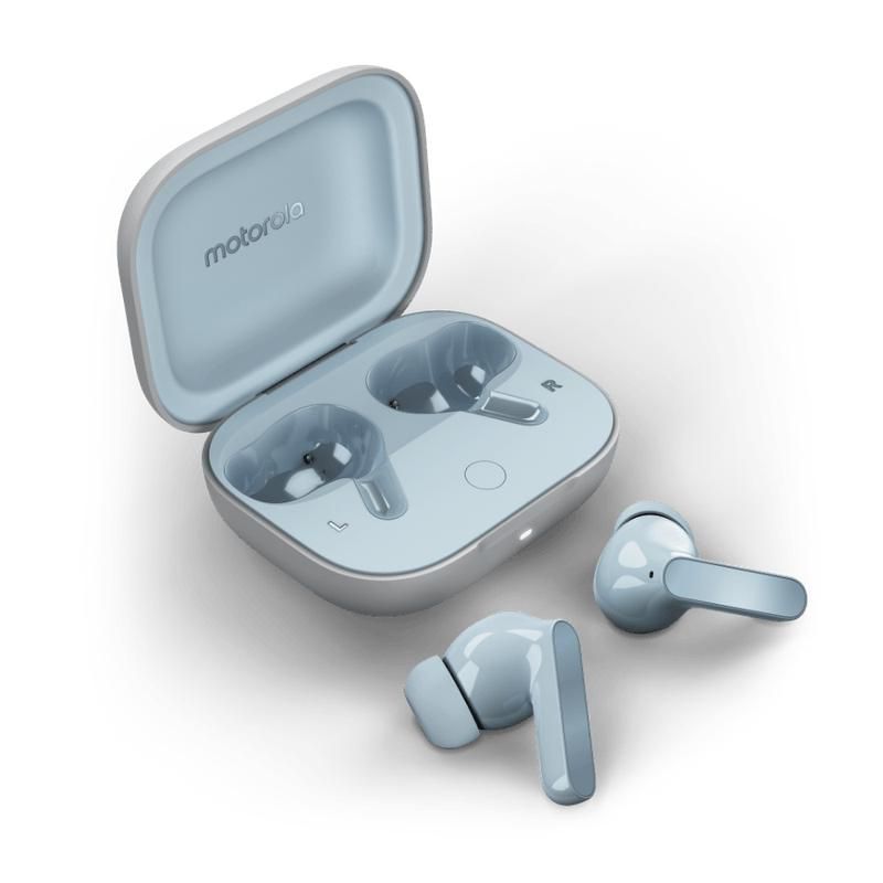 Motorola moto buds (hellblau)