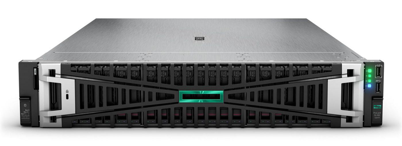 HPE ProLiant DL380 Gen11 4510 2.4GHz 12c 64GB-R 12LFF MR416i-p 2x8TB SATA HDD 2x1000W PS EMEA Server - This HPE pre built server includes the followin