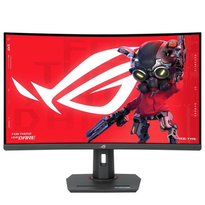 ASUS ROG Strix XG32WCS - LED monitor - gaming - curved - 32" - 2560 x 1440 QHD @ 180 Hz - Rapid VA - 400 cd/m² - 3500:1 - DisplayHDR 400 - 1 ms - HDMI