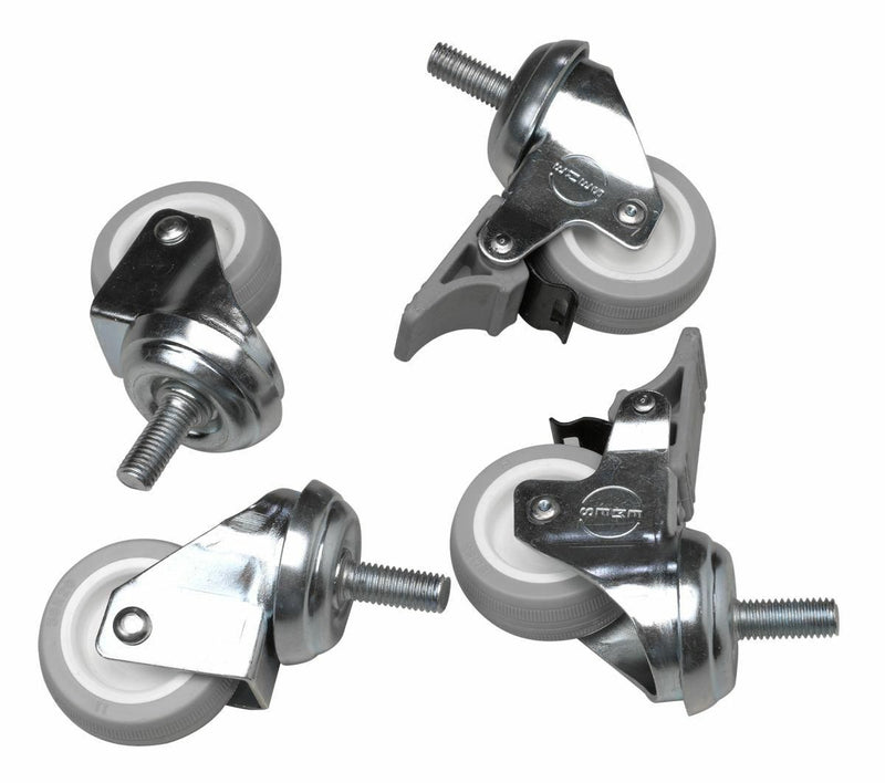 Equip EZW-1 4xRäder für Serverschränke 60mm silber