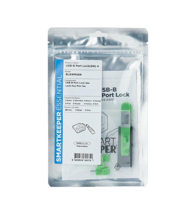 Usb Type-B Green Plastic 1