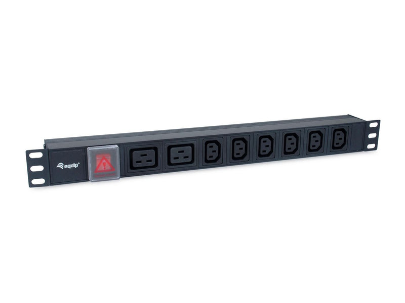 Equip Steckdosenleiste 19(1HE)8fach IEC C20 1.8m Alu. Sch