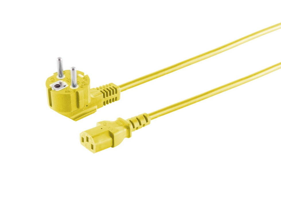 C13 1.8m Yellow MicroConnect
