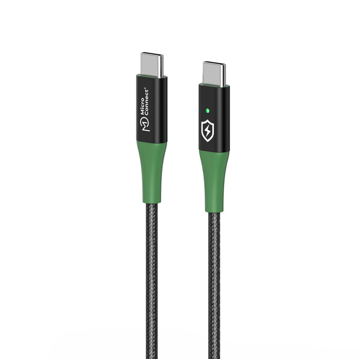 Cable 1m Black/Green Smart