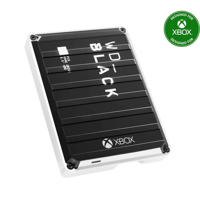 WD_BLACK P10 Game Drive for Xbox WDBZRG0060BBK - Hard drive - 6 TB - external (portable) - 2.5" - USB 3.2 Gen 1 - black