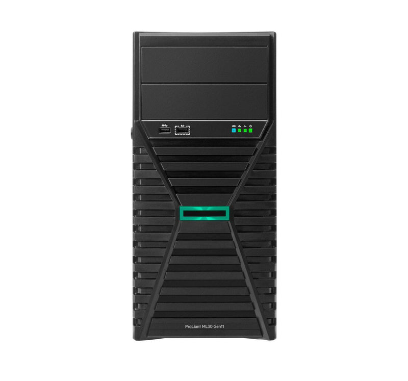 HPE ProLiant ML30 Gen11 Intel Xeon E-2434 Quad-Core (3.40GHz 12MB) 32GB (1 x 32GB) 2 x 480GB 8 x SFF Intel VROC RAID 800W