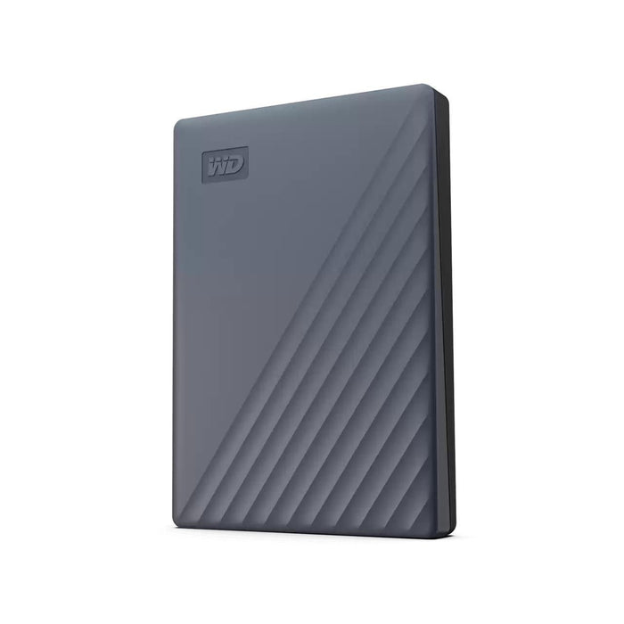 WD My Passport WDBWML0020BGY - Hard drive - encrypted - 2 TB - external (portable) - USB 3.2 Gen 1 (USB-C connector) - 256-bit AES - silicon grey