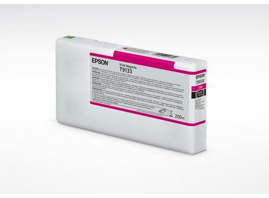 Epson T9133 - 200 ml - vivid magenta - original - ink cartridge - for SureColor SC-P5000 STD Spectro, SC-P5000 Violet, SC-P5000 Violet Spectro