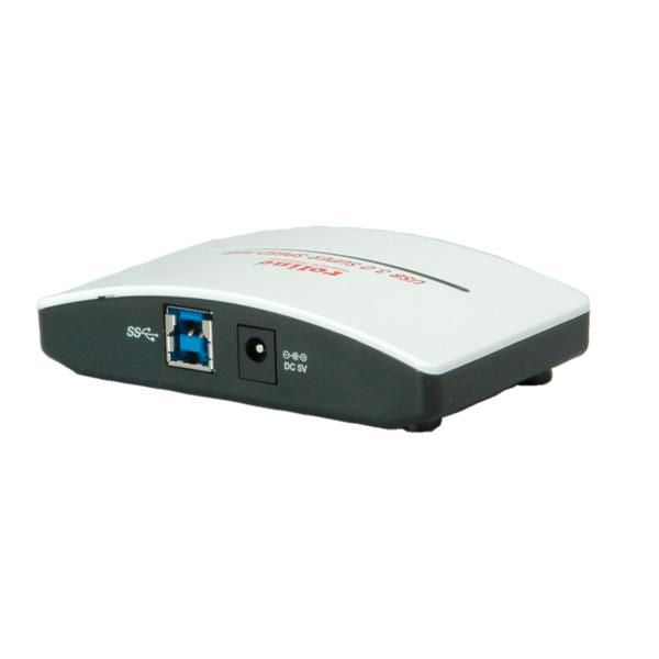 white", 4 Ports, with Power
