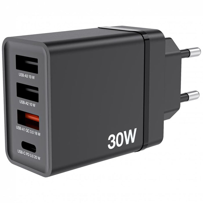 1x USB-C® PD 20W / 1x USB-A