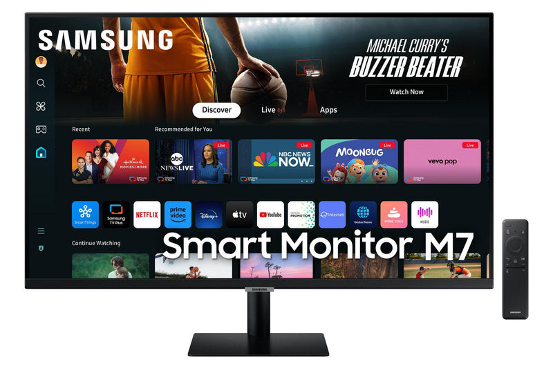 Samsung Smart Monitor M7 (M70D) 32" LED VA 3840x2160 Mega DCR 4ms 300cd HDMI USB-C Wifi re