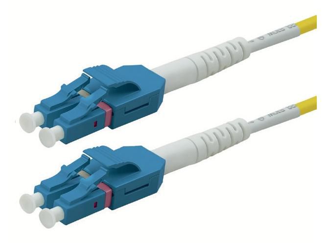 ROLINE LWL-Kabel duplex 9/125m OS2, LC/LC, UNIBOOT, gelb, 3 m