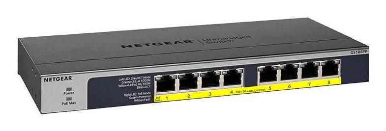 GS108PP, Unmanaged, Gigabit