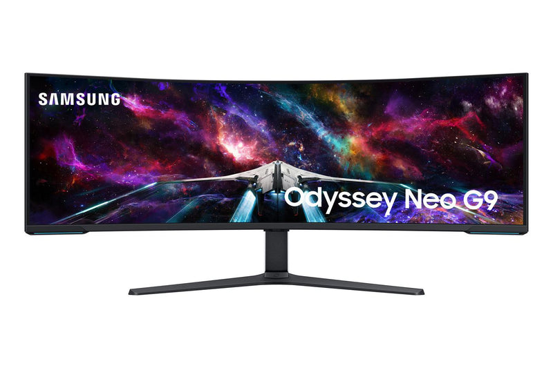 144cm/57 (7680x2160) Samsung Odyssey Neo G9 S57CG952NU 32:9 Dual UHD HDR1000 Curved 1ms 240Hz HDMI DP USB Black/White