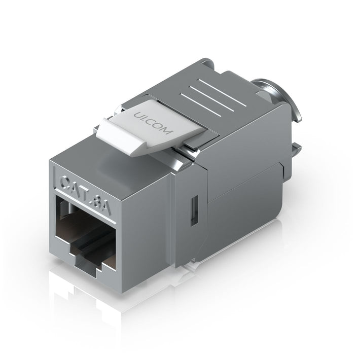 Cat6A Ethernet jack without