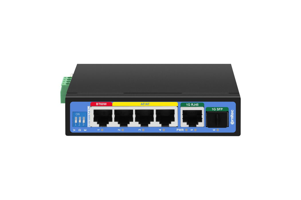 Industrial PoE Switch, 1*