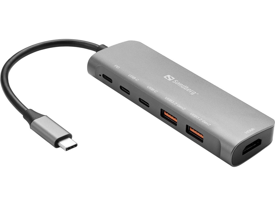 2xUSB-C + PD100W USB-C Dock