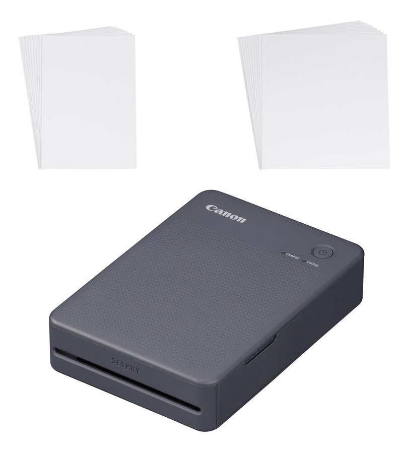 Canon SELPHY QX20 - Drucker - Farbe - Thermosublimation - 72 x 85 mm bis zu 0,66 Min./Seite (Farbe) - Kapazität: 10 Blatt - Wi-Fi(g) - dunkelgrau