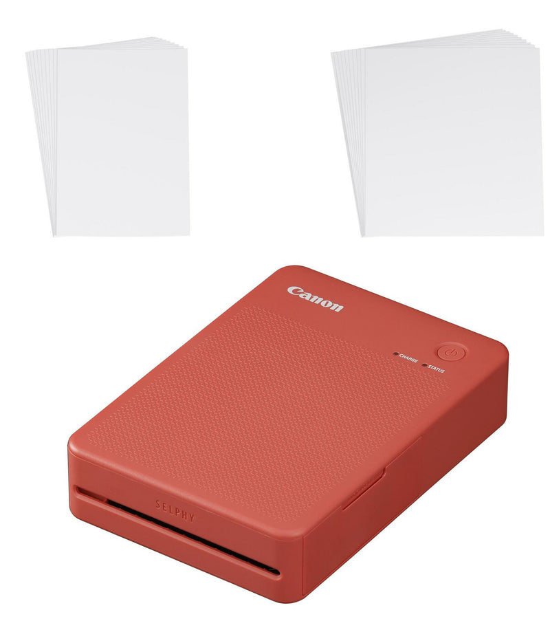 Canon SELPHY QX20 - Drucker - Farbe - Thermosublimation - 72 x 85 mm bis zu 0,66 Min./Seite (Farbe) - Kapazität: 10 Blatt - Wi-Fi(g) - Terrakottarot