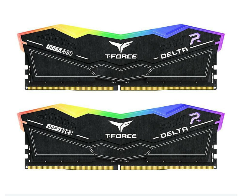 32GB Team Group DIMM 6400 (2x 16 GB) Dual-Kit (schwarz, FF3D532G6400HC32ADC01, Delta RGB, INTEL XMP, AMD EXPO)
