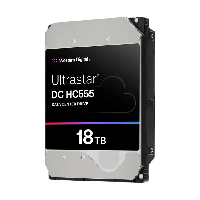 WD Ultrastar DC HC555 - Hard drive - Data Centre - 18 TB - internal - 3.5" - SATA 6Gb/s - 7200 rpm - buffer: 512 MB