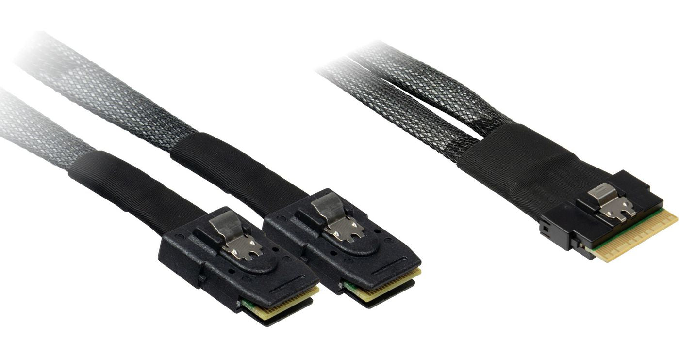 Cable 0.75 M 24 Gbit/S Black