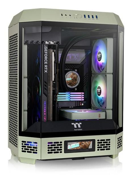 Midi Thermaltake The Tower 600 Matcha Green