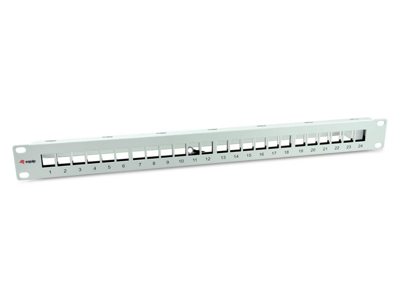 Equip Patchpanel 24x Cat6A 19 FTP 1HE Keystone Montage ws