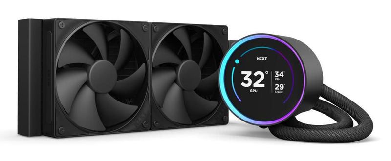 K NZXT KRAKEN Elite V2 240 Wakü Display Black RL-KN24E-B2