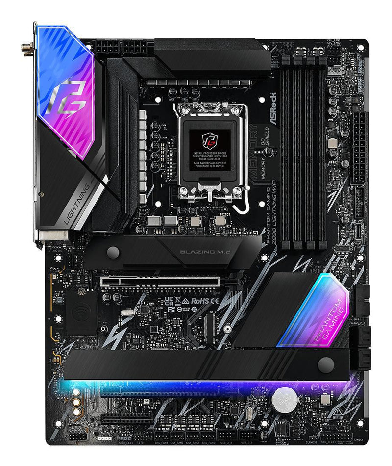 1851 ASRock Z890 Phantom Gaming Lightning Wifi DDR5