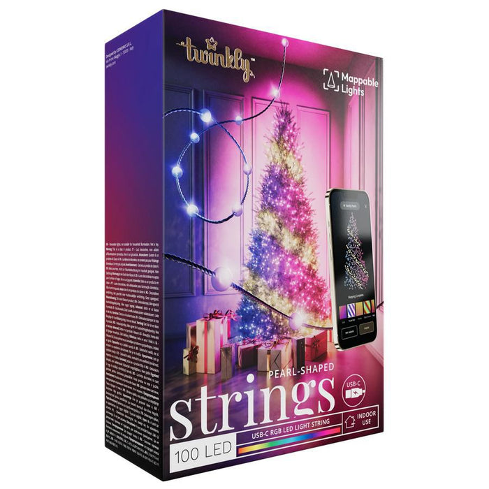 Twinkly Candies LED Christmas tree lights TWKP100RGB-T 6 m
