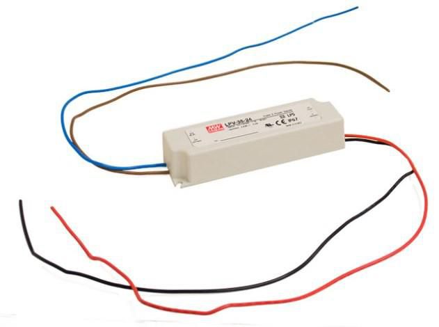 21 Netzteil - 24V 35W Mean Well IP67 / LPV-Serie