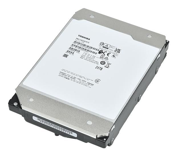 Toshiba MG11 Series MG11ACA24TE - Hard drive - Enterprise - 24 TB - internal - 3.5" - SATA 6Gb/s - 7200 rpm - buffer: 1 GB