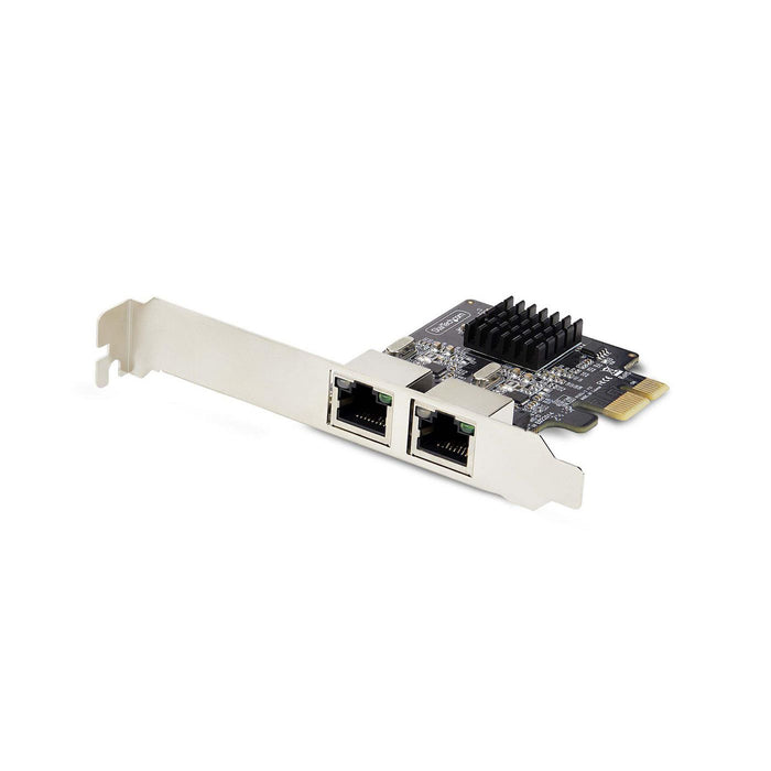 StarTech.com 2-Port Gigabit PCIe Network Adapter Card, TAA Compliant - Network adapter - PCIe - Gigabit Ethernet x 2 - black - TAA Compliant