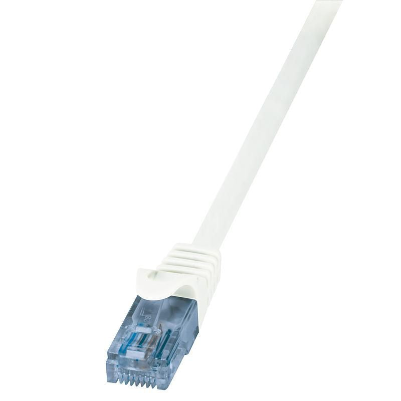Logilink Patch Cable Cat.6A U/UTP, white,0,25m
