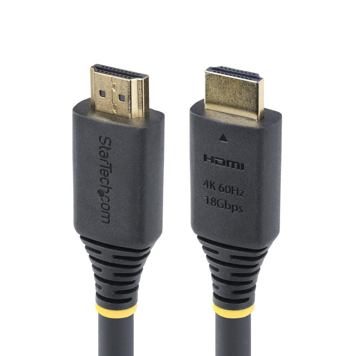 StarTech.com 5m (16.4ft) Premium Certified High Speed HDMI Cable, 4K60Hz - Premium High Speed - HDMI cable with Ethernet - HDMI male to HDMI male - 5