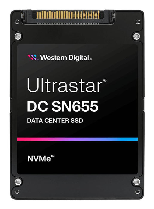 Western Digital Ultrastar DC SN655 30.7 TB U.3 PCI Express 4.0 NVMe TLC 3D NAND ISE (0TS2509)