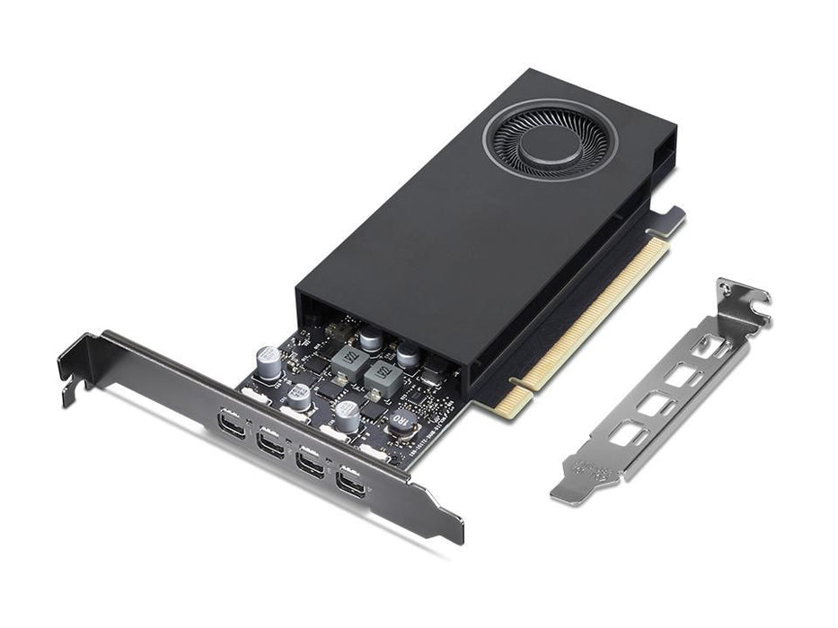 NVIDIA RTX A400 - Graphics card - RTX A400 - 4 GB GDDR6 - PCIe 4.0 x8 - 4 x Mini DisplayPort