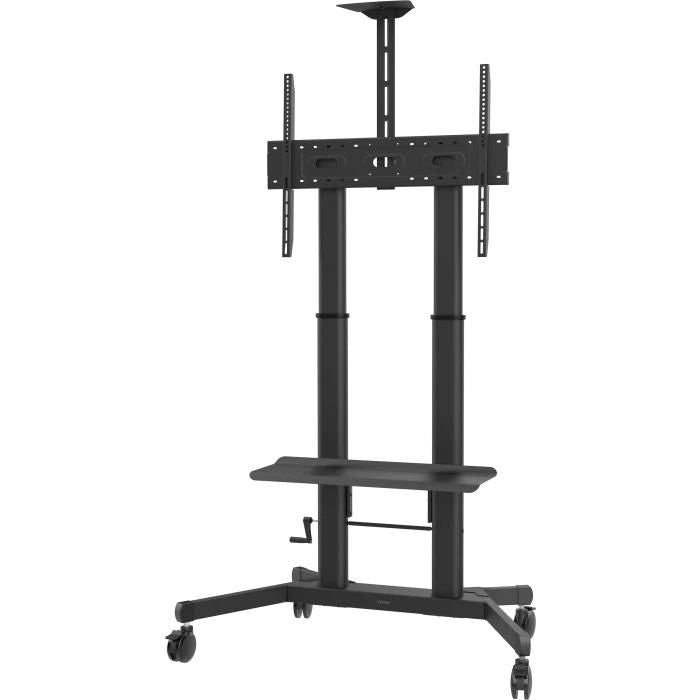 Vision X-Series VFM-F26 - Wagen - für Flachbildschirm / Videokonferenzsystem - höhenverstellbar, max. 80 kg - Stahl - schwarz - Bildschirmgröße: 55"-100"