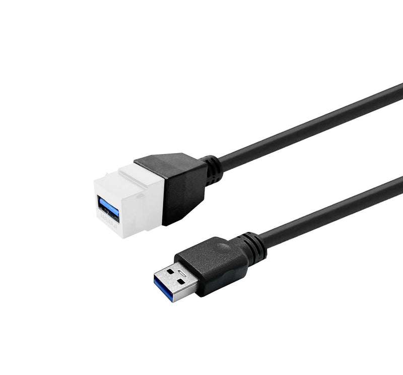 "Keystone White USB3.0"