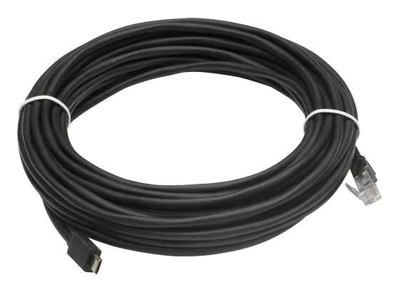 F7308 Cable Black 8 m, Black,