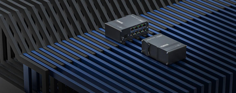 ports, integrated din rail