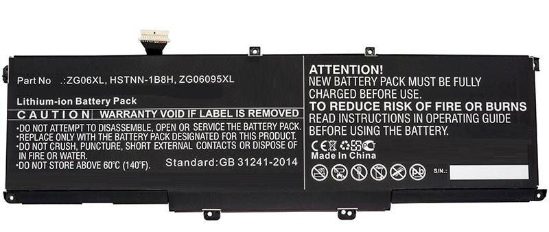 11.55V 6200mAh 72.00Wh Li-ion
