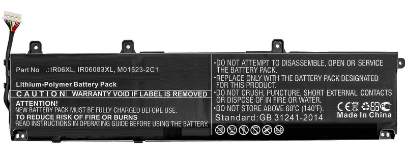 11.55V 6900mAh 79.70Wh