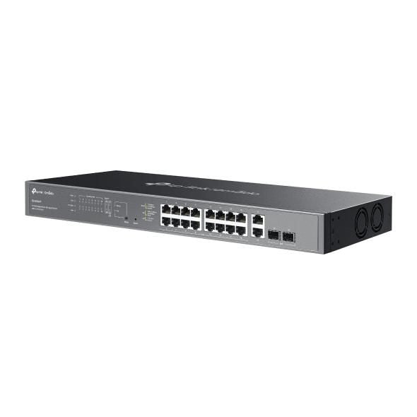 Switch with 16-Port PoE+