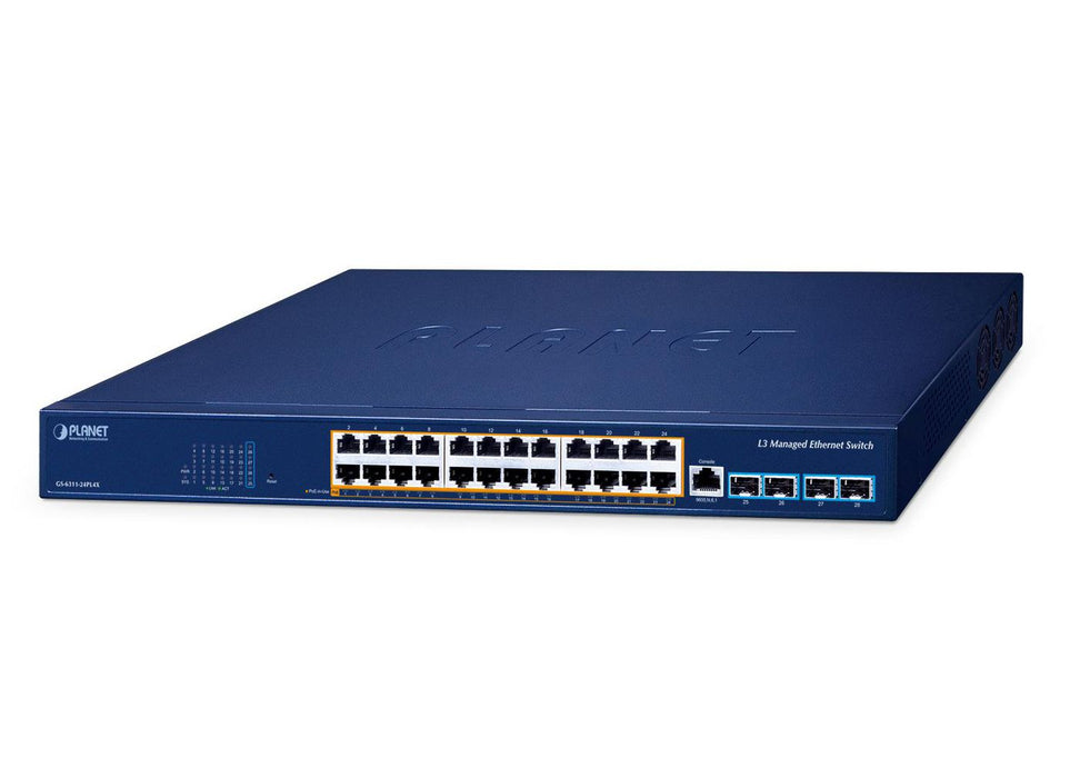 802.3at PoE + 4-Port 10G SFP+