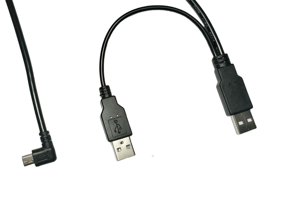 male + Mini USB male splitter